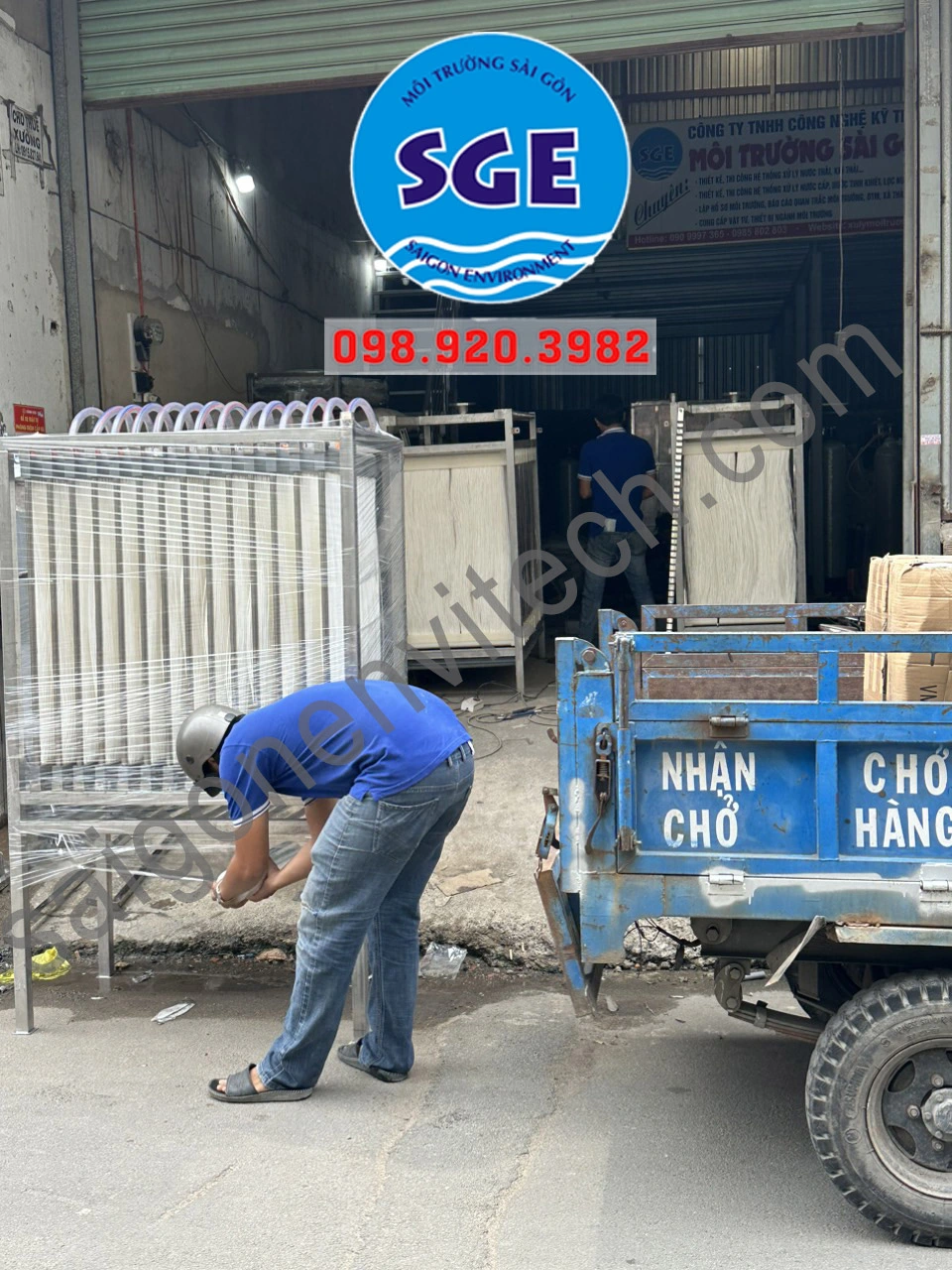 Công Ty SGE nhập khẩu trực tiếp màng lọc xử lý nước thải