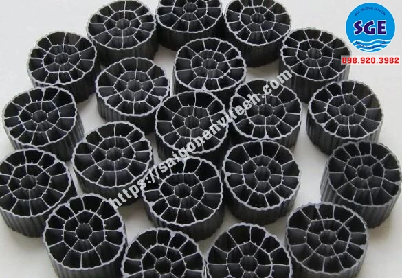 Giá thể vi sinh mbbr loại nhựa tái chế PP