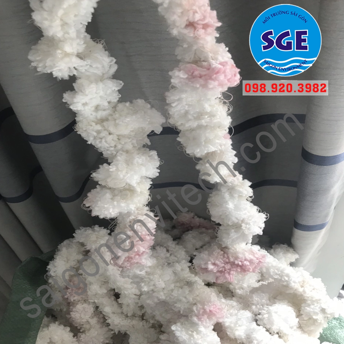 Công ty SGE cung cấp giá thể vi sinh dạng sợi D50 giá rẻ