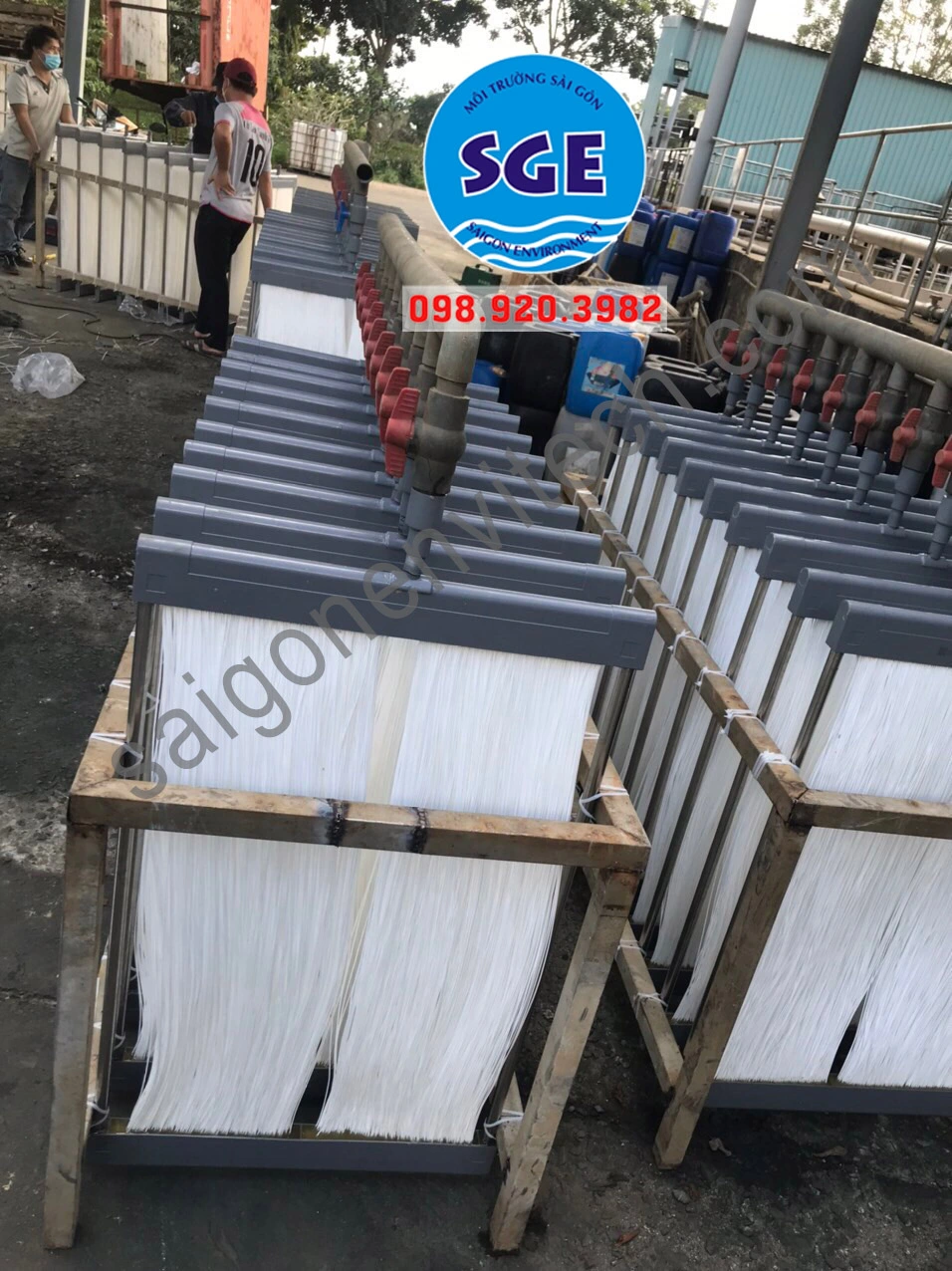 Module màng lọc mbr cho hệ thống 100m3/ngày