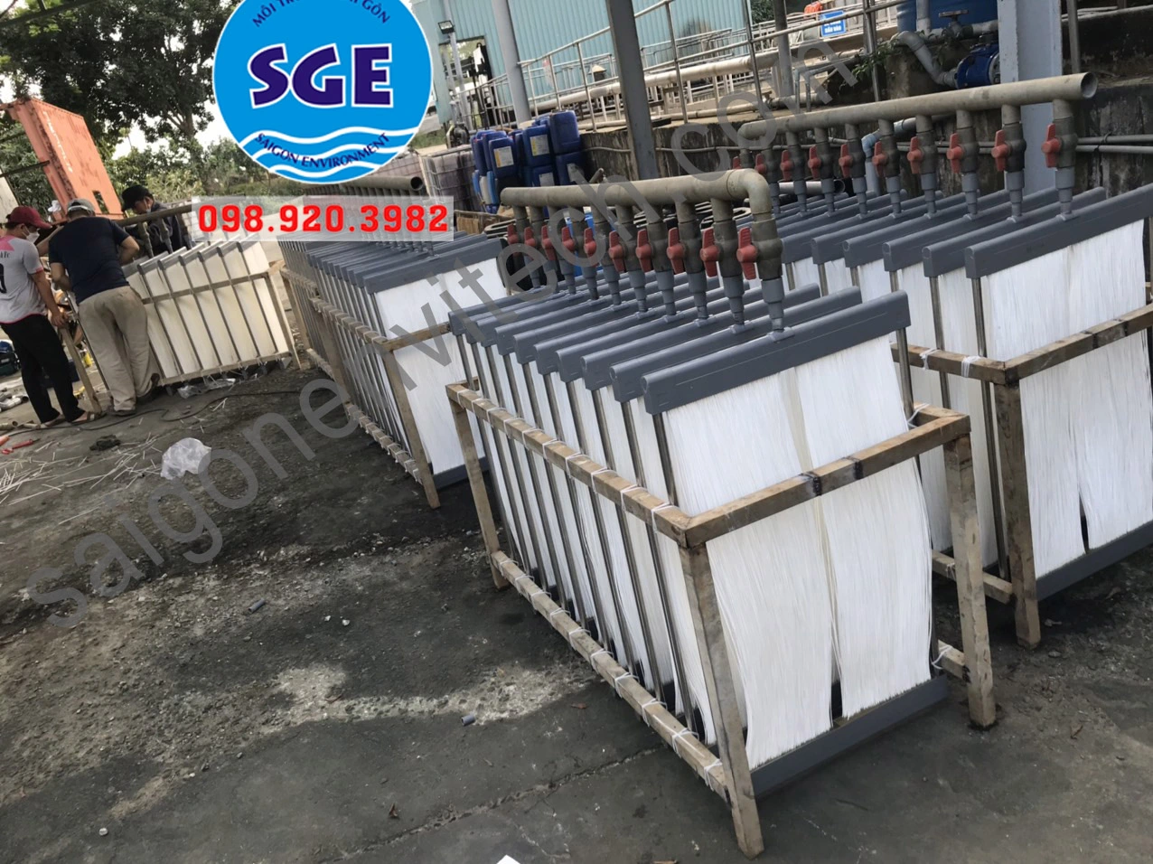 Công ty SGE nhập khẩu màng lọc mbr giá rẻ