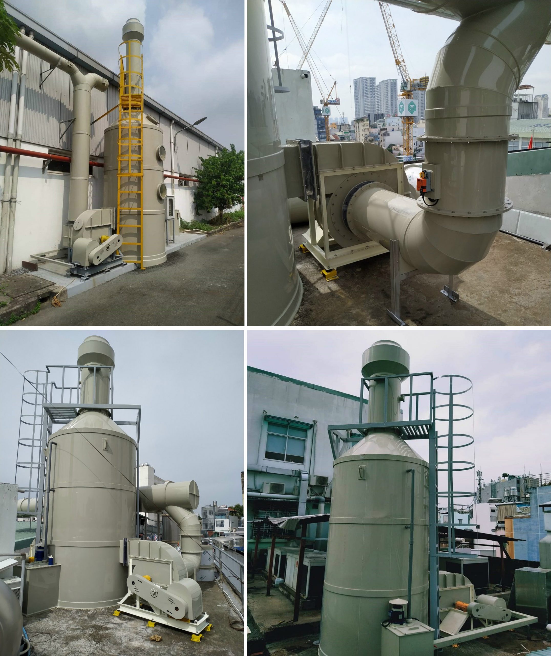 Xử lý khí thải bằng phương pháp ướt
