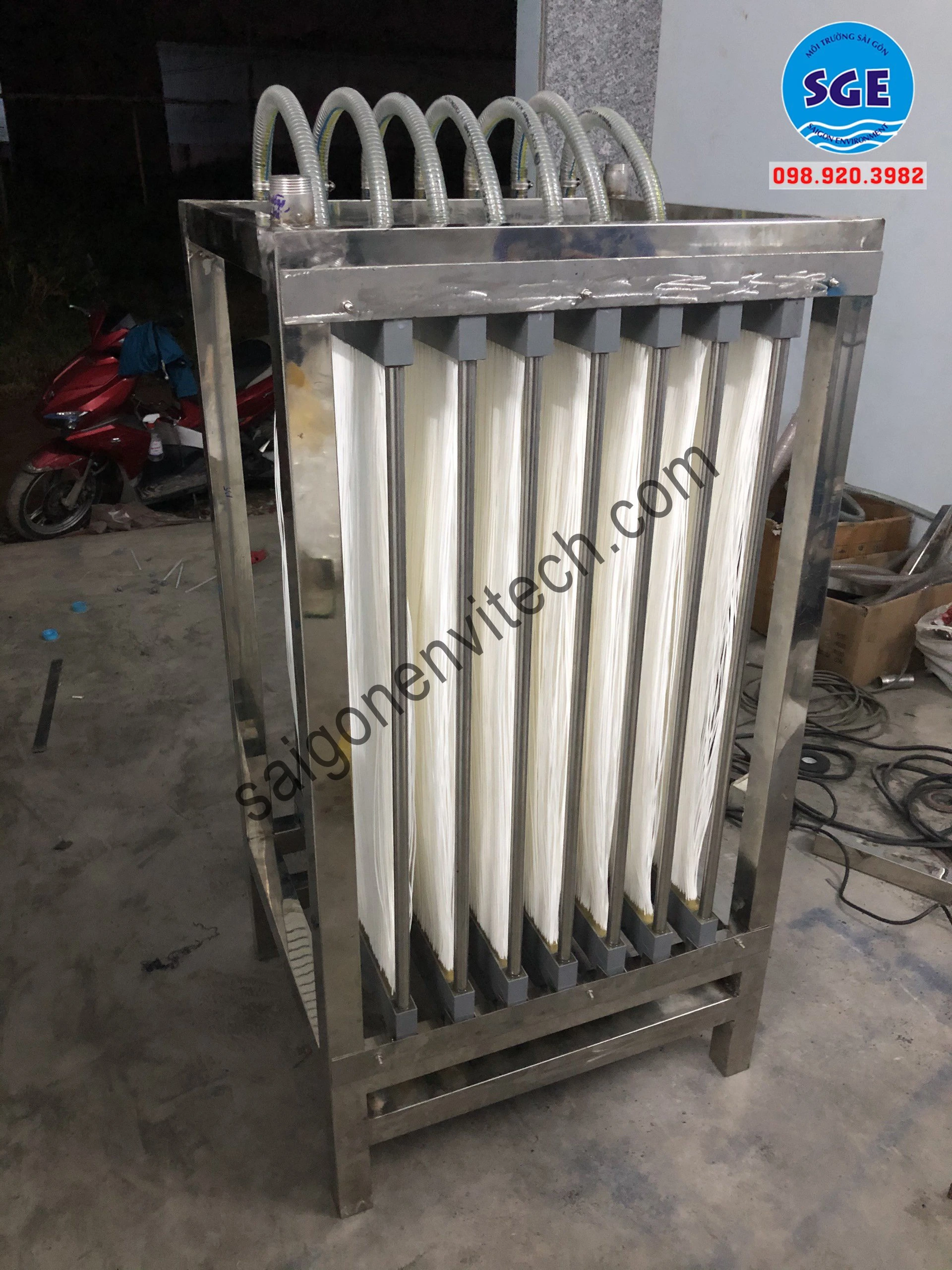 Moule màng lọc mbr công suất 5m3/ngày