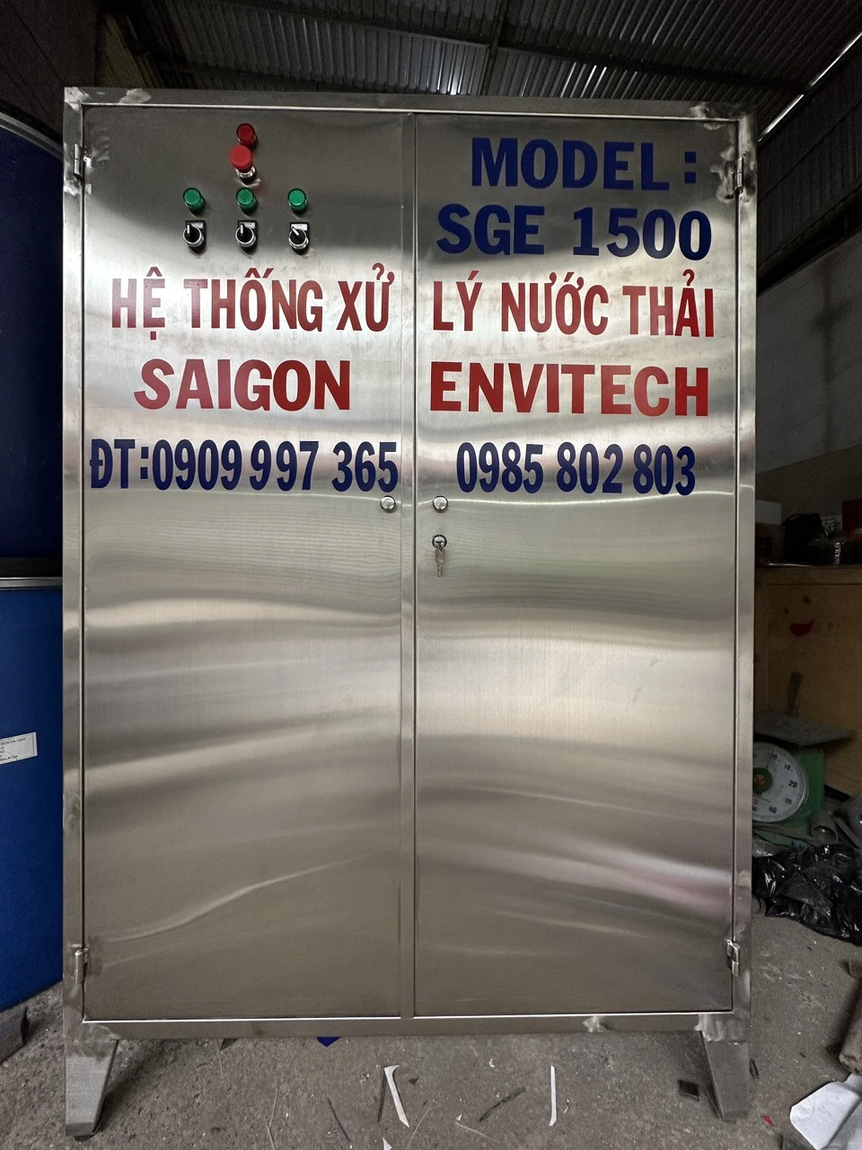 Module inox SUS 304 xử lý nước thải phòng khám nha khoa