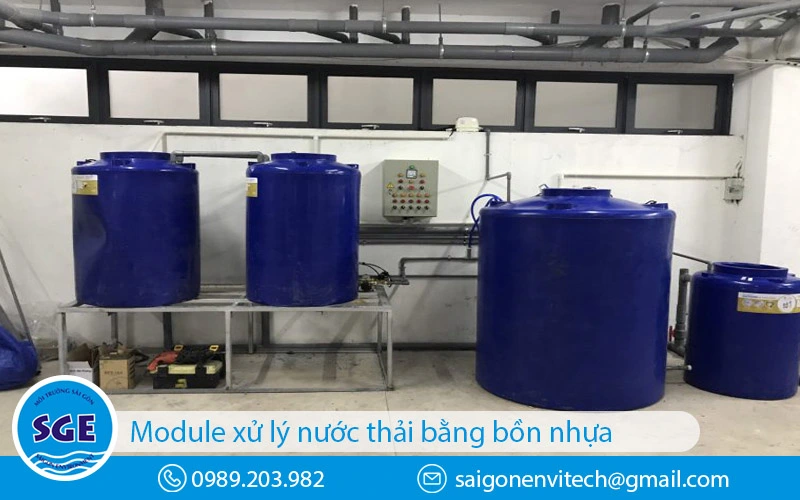 Module nhựa xử lý nước thải cho phòng khám nha Khoa