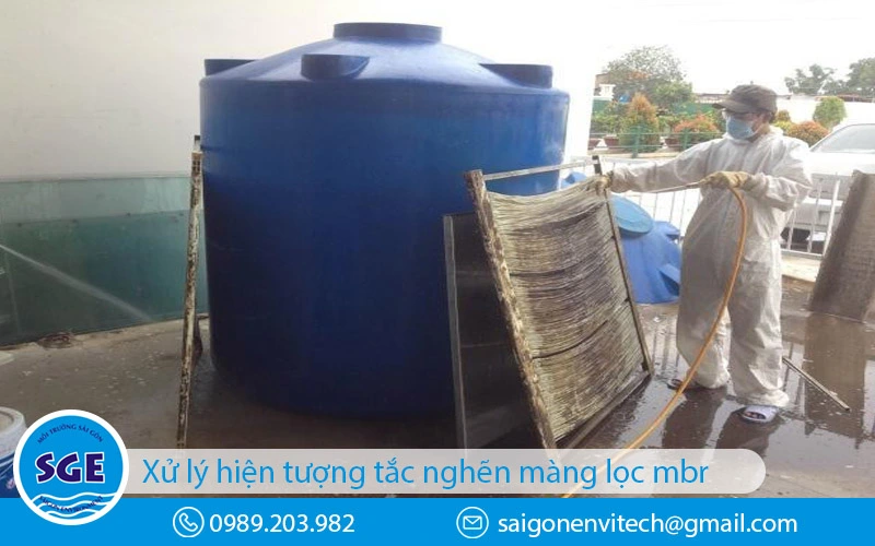 Quy trình vệ sinh màng lọc mbr
