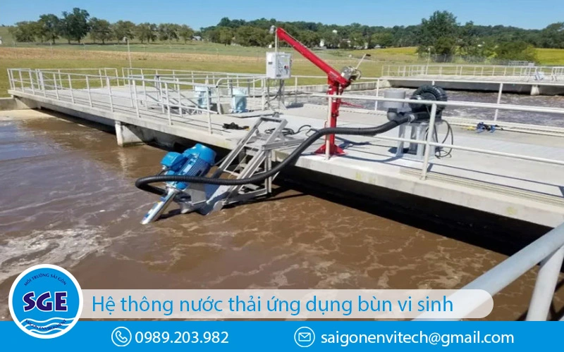 Ứng dụng bùn vi sinh cho hệ thống xử lý nước thải