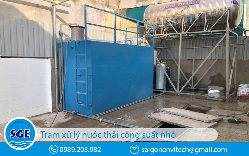 Trạm xử lý nước thải công suất nhỏ 