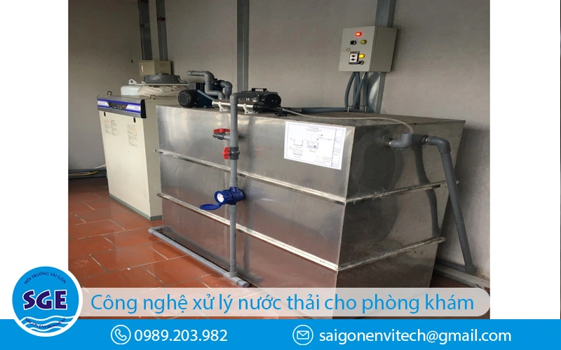 Bồn xử lý nước thải cho phòng khám nha khoa
