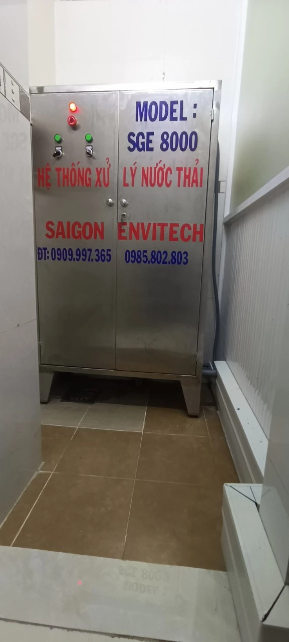 Module xử lý nước thải phòng khám tại cty SGE chúng tôi