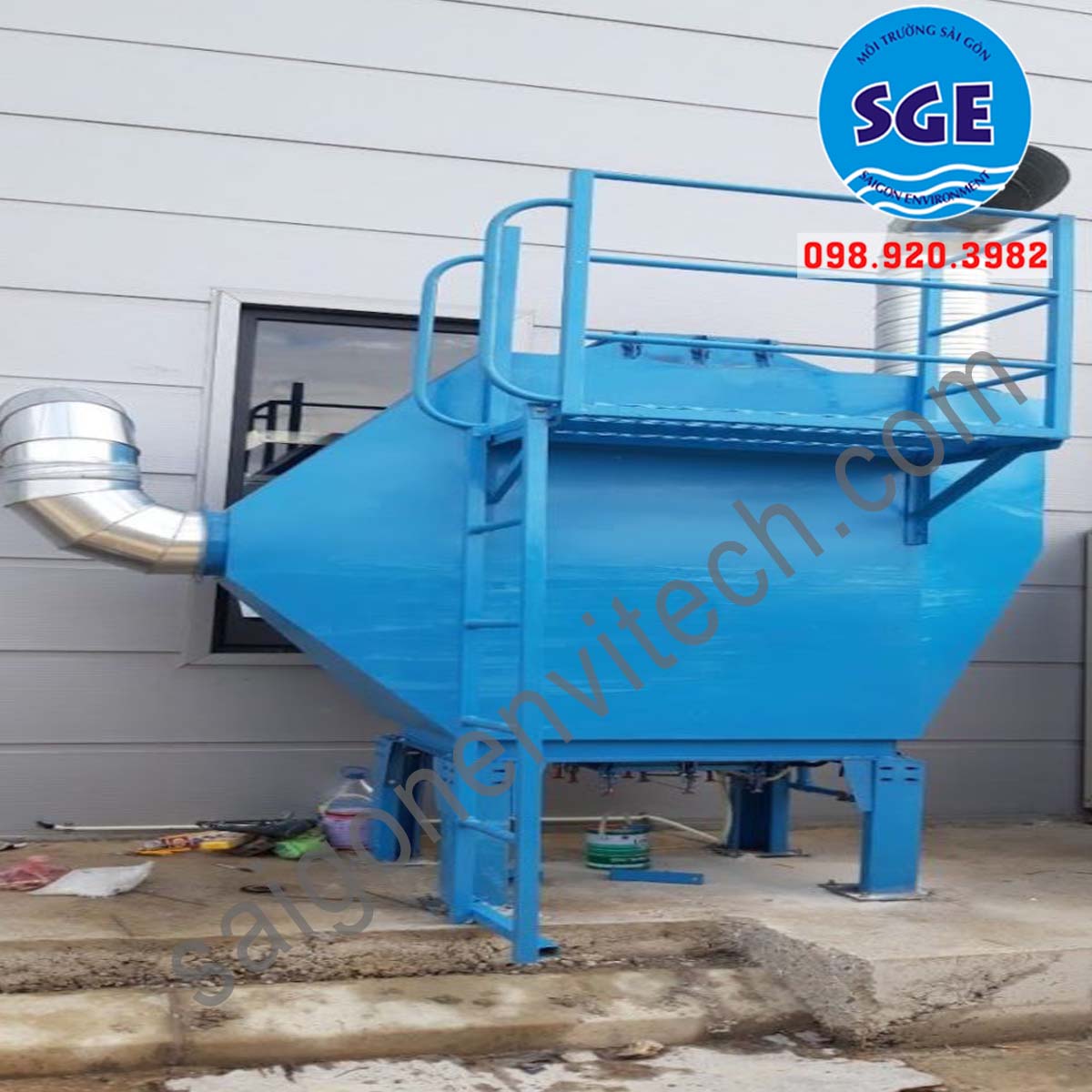 Tháp xử lý khí bằng than hoạt tính