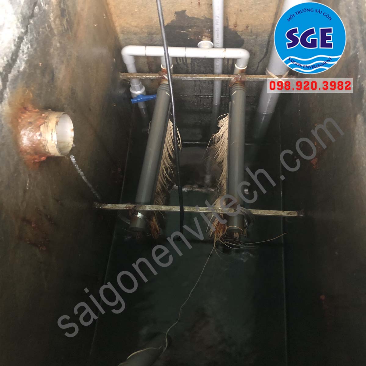 Bảo trì thay thế màng lọc mbr mới