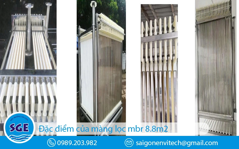 Giới thiệu màng lọc mbr 8.8m2 nhập khẩu bởi SGE