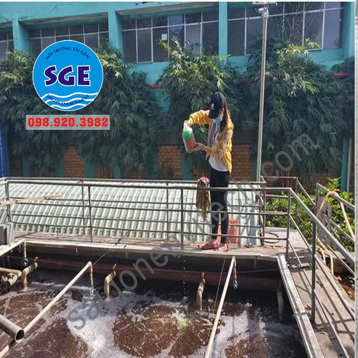 Bổ sung men vi sinh cho hệ thống nước thải