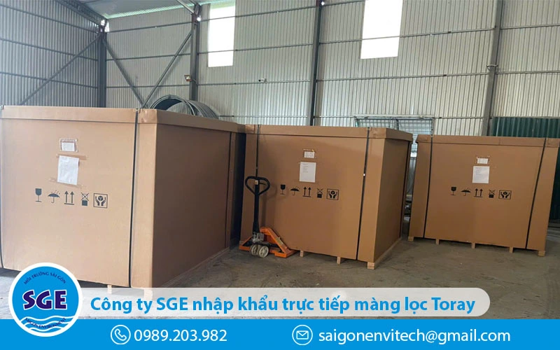Công ty SGE chúng tôi nhập khẩu trực tiếp màng lọc mbr Toray