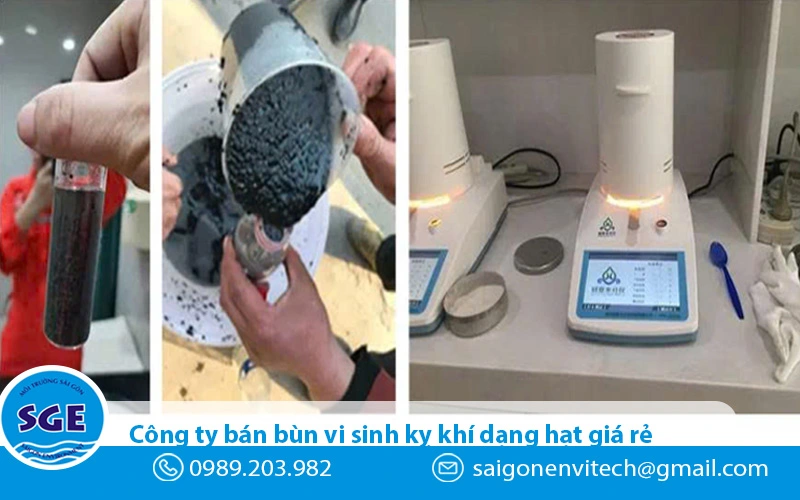 Công ty SGE cung cấp bùn vi sinh dạng hạt giá rẻ