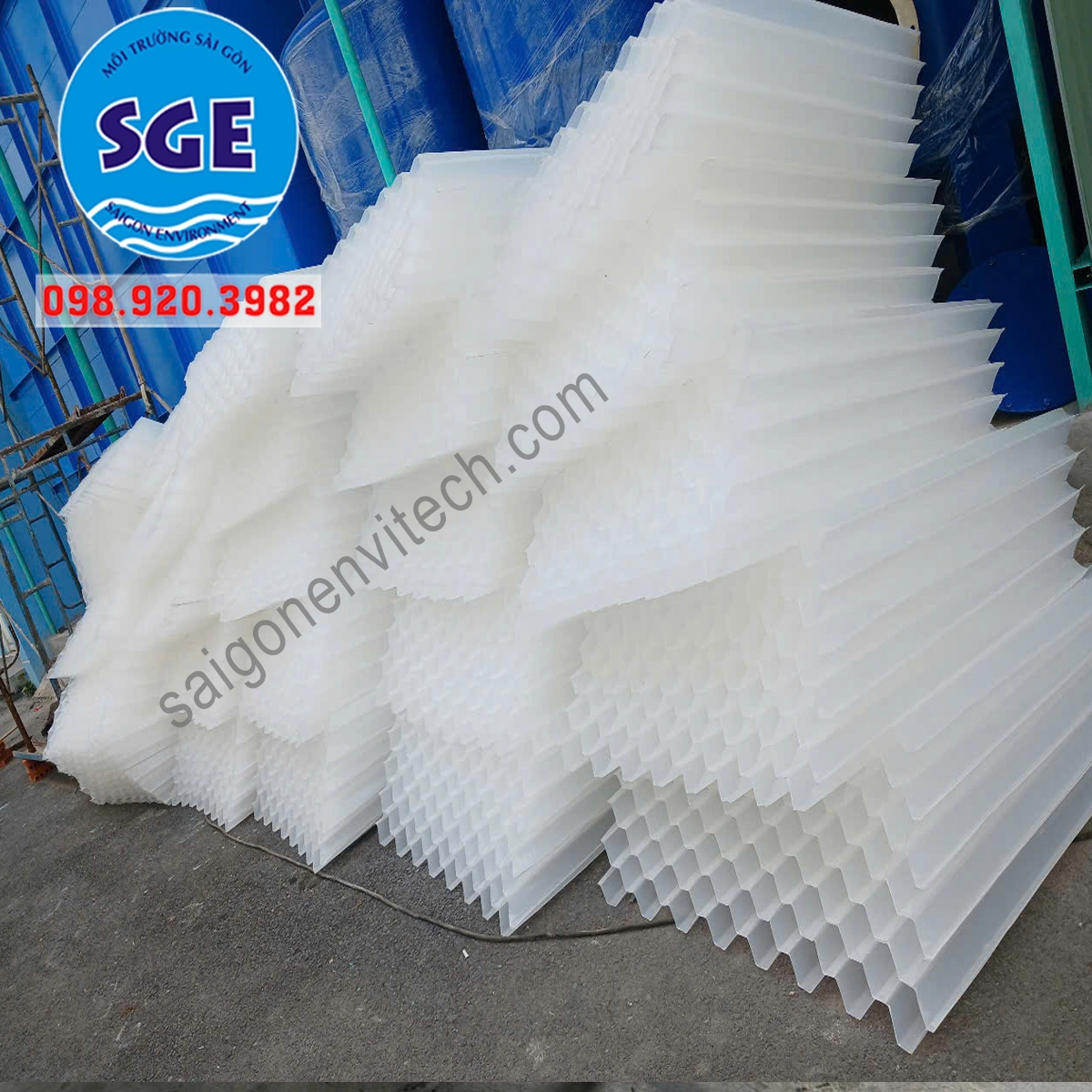 Công nghệ tấm lắng lamen xử ly nước thải