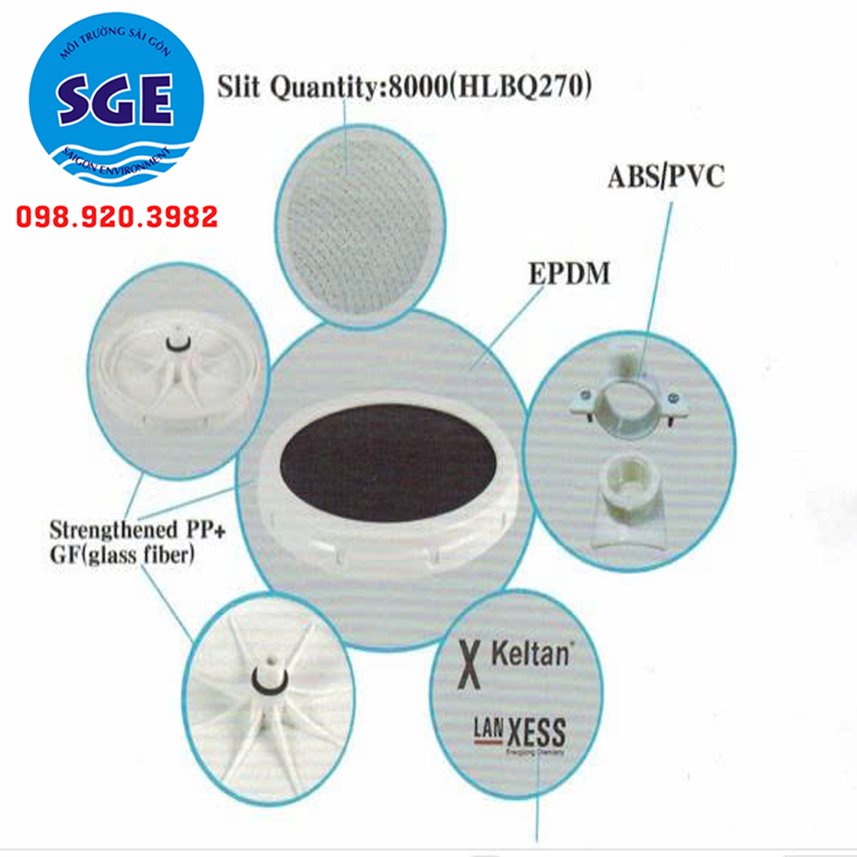 Đặc điểm, cấu tạo của đĩa thổi khí