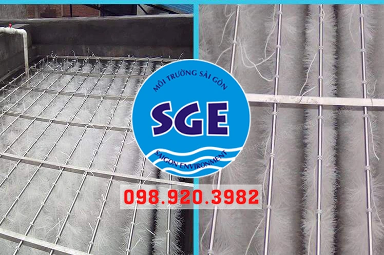 Giá thể vi sinh dạng sợi cố định vật liệu PP giá rẻ