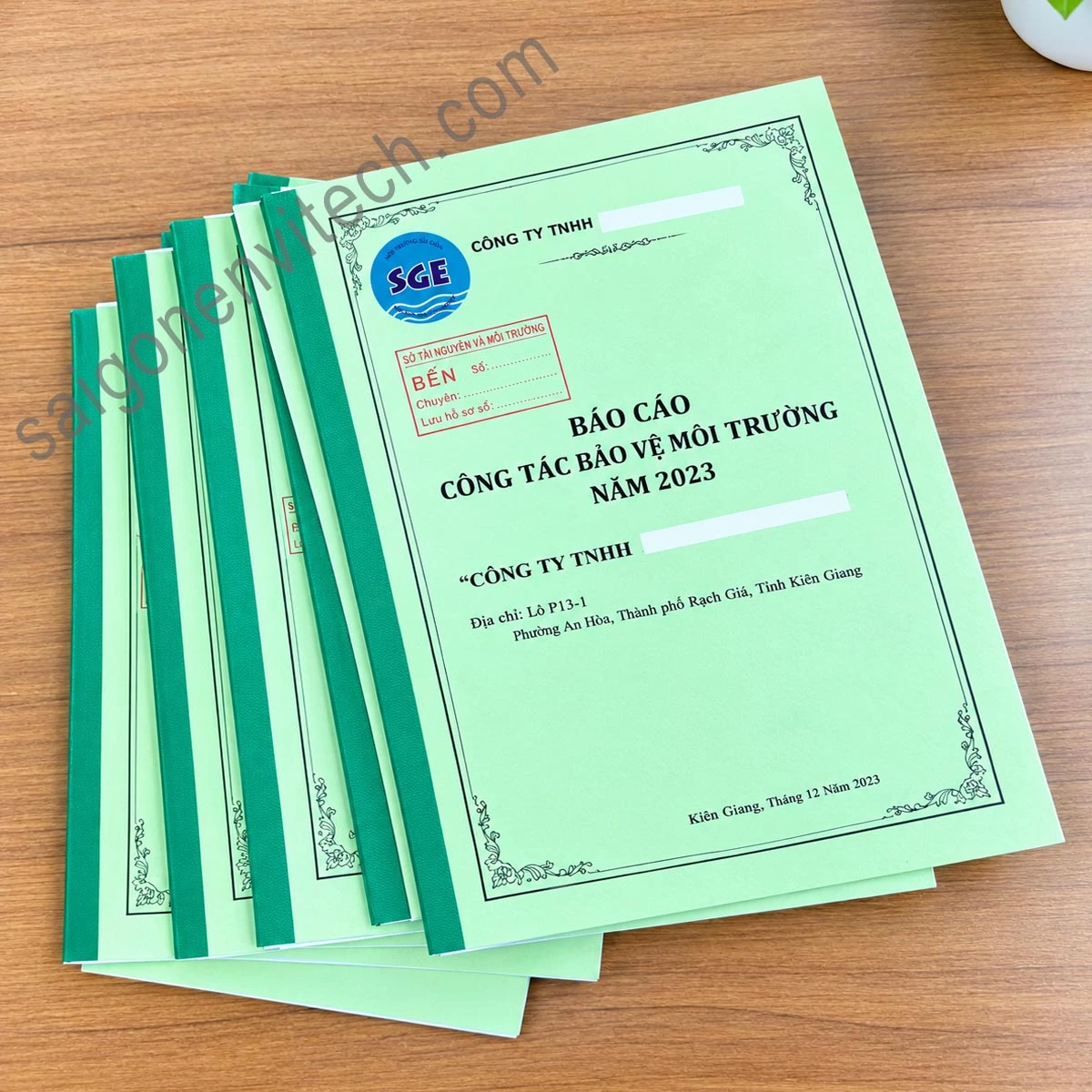 Hồ sơ cấp giấy phép Môi Trường